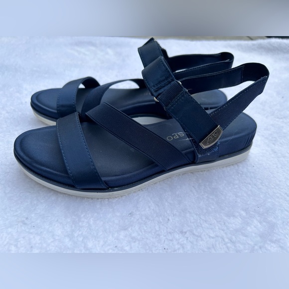 Anne Klein Sport Womens Navy Blue Size 6.5 Sandals - Picture 8 of 9
